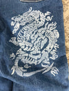 Pantalon baggy jean large Japanese balloon streetwear JNCO y2k vintage hip-hop taille 35US n•169