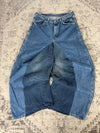 Pantalon baggy jean large Japanese balloon streetwear JNCO y2k vintage hip-hop taille 32US n•170