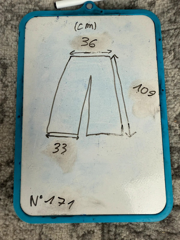 Pantalon baggy jean large Japanese balloon streetwear JNCO y2k vintage hip-hop taille XS n•171