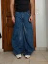 Pantalon baggy jean large Japanese balloon streetwear JNCO y2k vintage hip-hop taille XS n•171