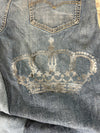 Pantalon baggy jean large Japanese balloon streetwear JNCO y2k vintage hip-hop taille 36US n•172