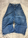Pantalon baggy jean large Japanese balloon streetwear JNCO y2k vintage hip-hop taille 36US n•173