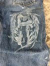 Pantalon baggy jean large Japanese balloon streetwear JNCO y2k vintage hip-hop taille 32US n•174