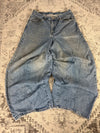 Pantalon baggy jean large Japanese balloon streetwear JNCO y2k vintage hip-hop taille 34US n•175