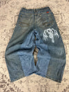 Pantalon baggy jean large Japanese balloon streetwear JNCO y2k vintage hip-hop taille XS n•176
