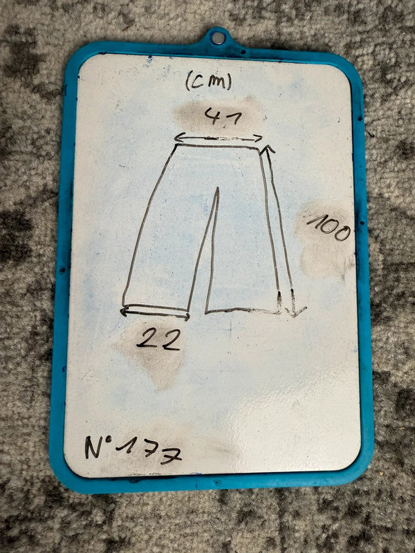 Pantalon baggy jean large Japanese balloon streetwear JNCO y2k vintage hip-hop taille 33US n•177