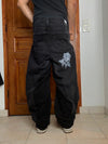 Pantalon baggy jean large Japanese balloon streetwear JNCO y2k vintage hip-hop taille 33US n•177