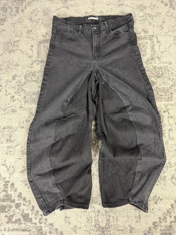 Pantalon baggy jean large Japanese balloon streetwear JNCO y2k vintage hip-hop taille 33US n•177