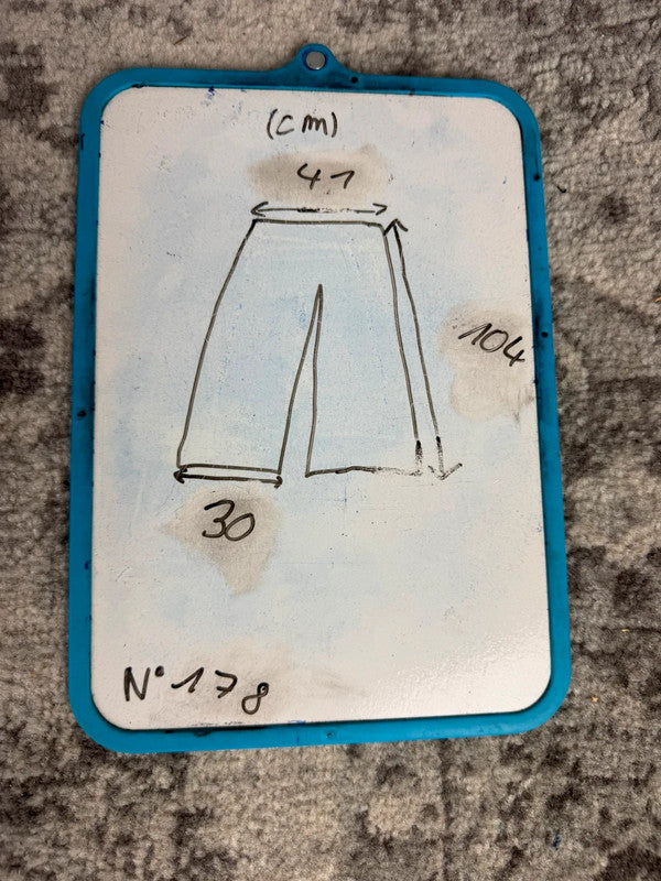 Pantalon baggy jean large Japanese balloon streetwear JNCO y2k vintage hip-hop taille 34US n•178