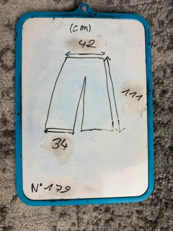 Pantalon baggy jean large Japanese balloon streetwear JNCO y2k vintage hip-hop taille 33US n•179