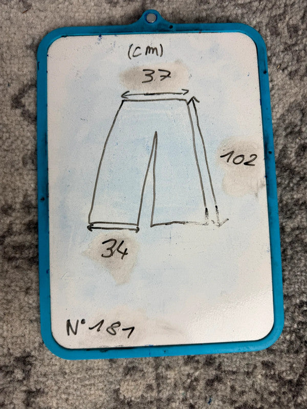 Pantalon baggy jean large Japanese balloon streetwear JNCO y2k vintage hip-hop taille XS n•181