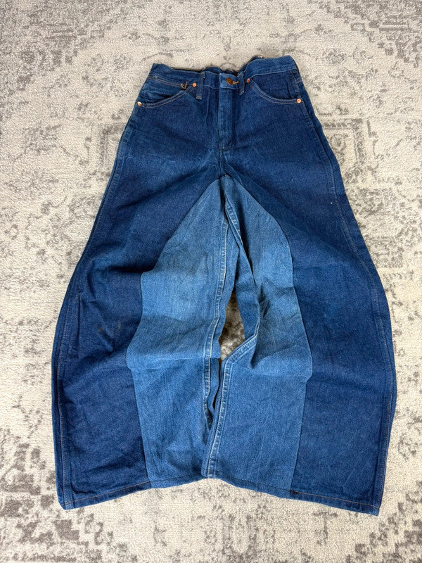 Pantalon baggy jean large Japanese balloon streetwear JNCO y2k vintage hip-hop taille XS n•181