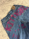 Pantalon baggy jean large Japanese balloon streetwear JNCO y2k vintage hip-hop taille M n•187