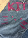 Pantalon baggy jean large Japanese balloon streetwear JNCO y2k vintage hip-hop taille M n•187