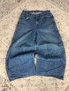 Pantalon baggy jean large Japanese balloon streetwear JNCO y2k vintage hip-hop taille 30US n•188