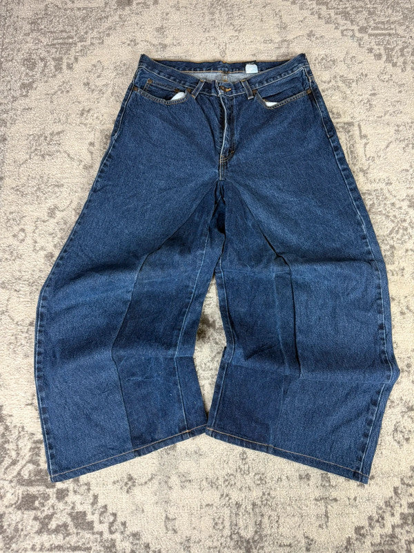 Pantalon baggy jean large Japanese balloon streetwear JNCO y2k vintage hip-hop taille 32US n•180