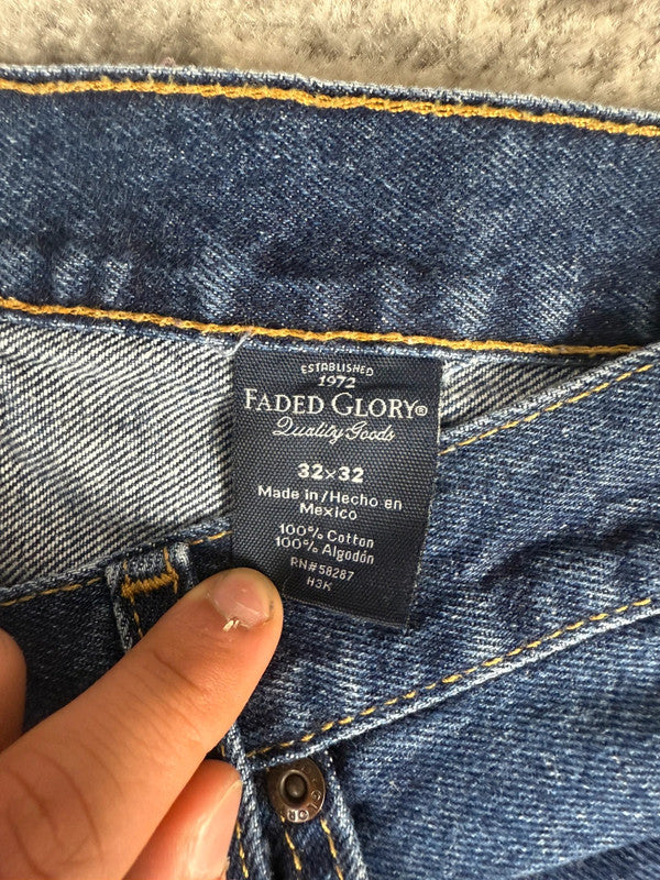 Pantalon baggy jean large Japanese balloon streetwear JNCO y2k vintage hip-hop taille 32US n•180