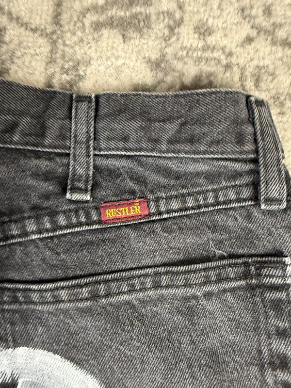 Pantalon baggy jean large Japanese balloon streetwear JNCO y2k vintage hip-hop taille 38US n•191