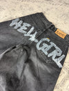 Pantalon baggy jean large Japanese balloon streetwear JNCO y2k vintage hip-hop taille XXS n•192