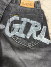 Pantalon baggy jean large Japanese balloon streetwear JNCO y2k vintage hip-hop taille XXS n•192