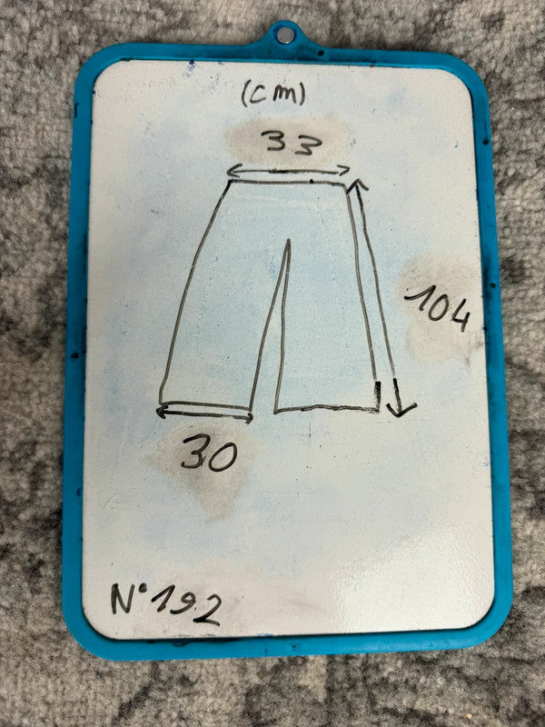 Pantalon baggy jean large Japanese balloon streetwear JNCO y2k vintage hip-hop taille XXS n•192