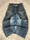 Pantalon baggy jean large Japanese balloon streetwear JNCO y2k vintage hip-hop taille 33US n•194