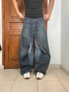Pantalon baggy jean large Japanese balloon streetwear JNCO y2k vintage hip-hop taille 33US n•194