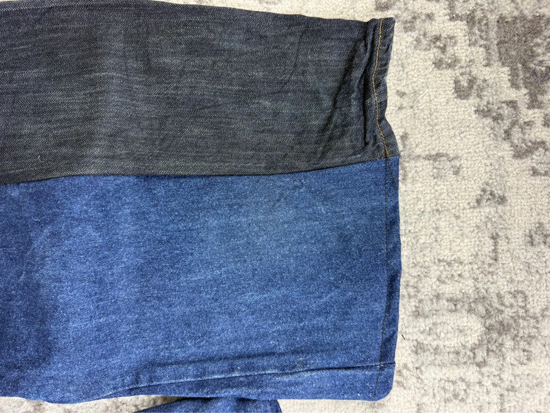Pantalon baggy jean large Japanese balloon streetwear JNCO y2k vintage hip-hop taille 32US n•195