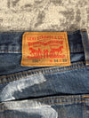 Pantalon baggy jean large Japanese balloon streetwear JNCO y2k vintage hip-hop taille 34US n•197