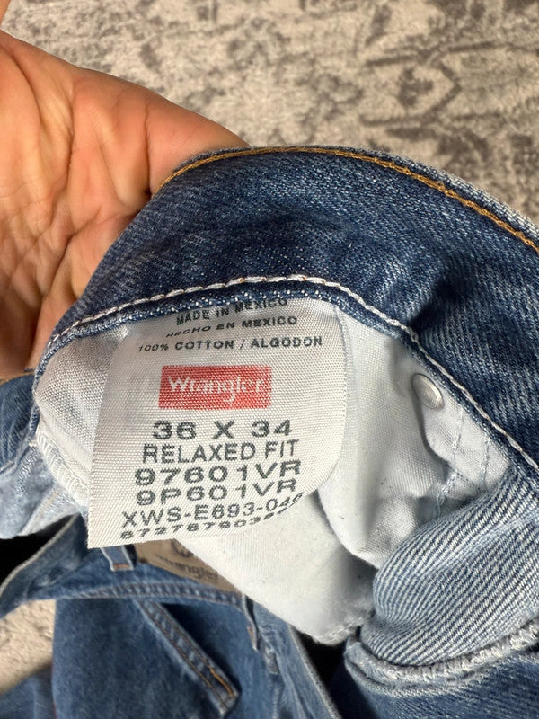Pantalon baggy jean large Japanese balloon streetwear JNCO y2k vintage hip-hop taille 36US n•199