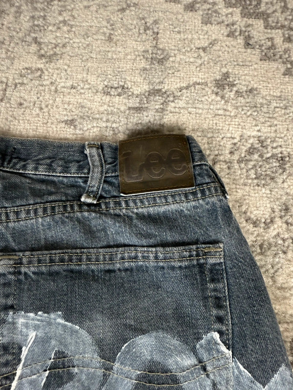 Pantalon baggy jean large Japanese balloon streetwear JNCO y2k vintage hip-hop taille 34US n•200