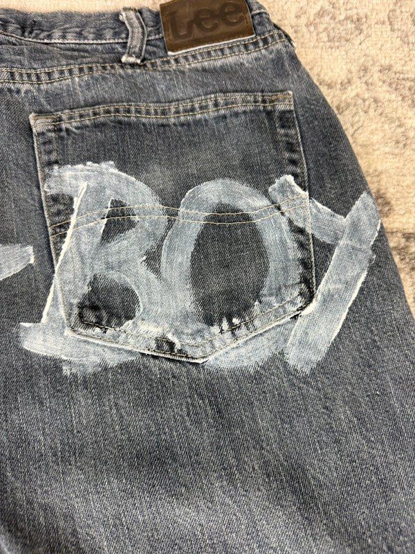 Pantalon baggy jean large Japanese balloon streetwear JNCO y2k vintage hip-hop taille 34US n•200