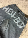 Pantalon baggy jean large Japanese balloon streetwear JNCO y2k vintage hip-hop taille 34US n•200