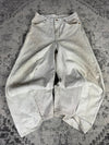 Pantalon baggy jean large Japanese balloon streetwear JNCO y2k vintage hip-hop taille S n•203