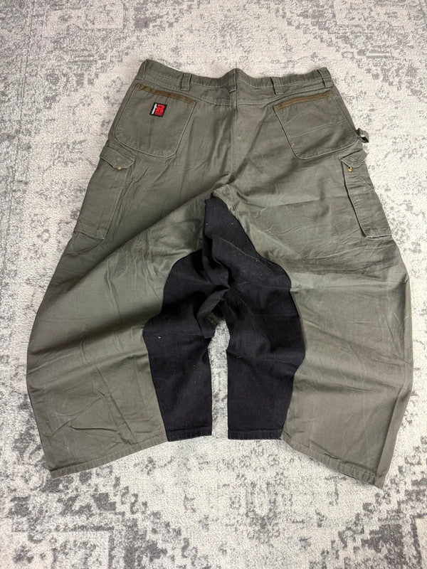 Pantalon baggy double knee large balloon streetwear JNCO y2k vintage hip-hop taille 42US n•207
