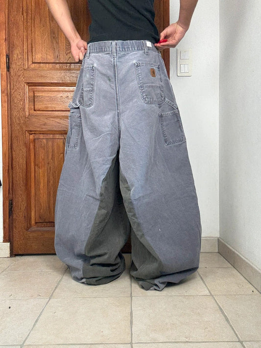 Pantalon baggy jean large Japanese balloon streetwear JNCO y2k vintage hip-hop taille XXL n•208