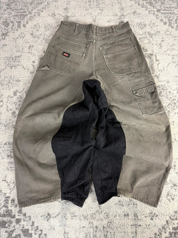 Pantalon baggy double knee large balloon streetwear JNCO y2k vintage hip-hop taille 32US n•209