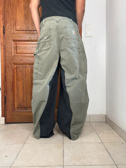 Pantalon baggy jean large Japanese balloon streetwear JNCO y2k vintage hip-hop taille 32US n•211