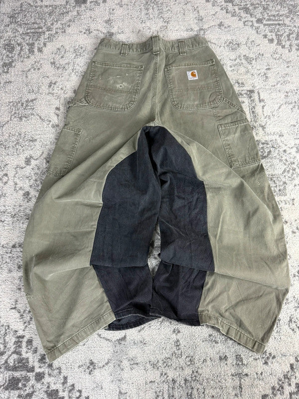 Pantalon baggy jean large Japanese balloon streetwear JNCO y2k vintage hip-hop taille 32US n•211
