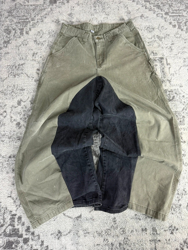 Pantalon baggy jean large Japanese balloon streetwear JNCO y2k vintage hip-hop taille 32US n•211