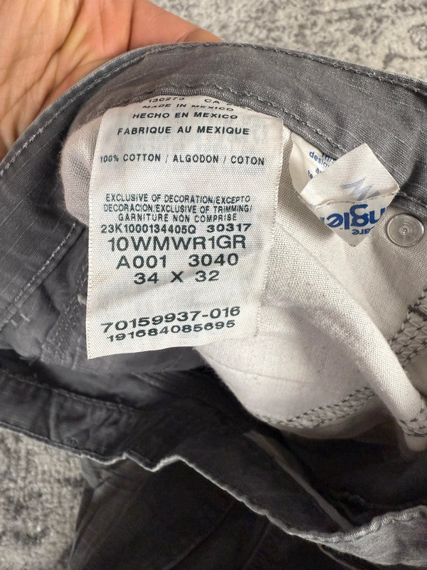 Pantalon baggy double knee large balloon streetwear JNCO y2k vintage hip-hop taille 34US n•214