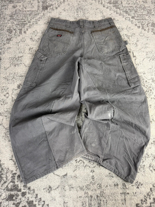 Pantalon baggy double knee large balloon streetwear JNCO y2k vintage hip-hop taille 34US n•214