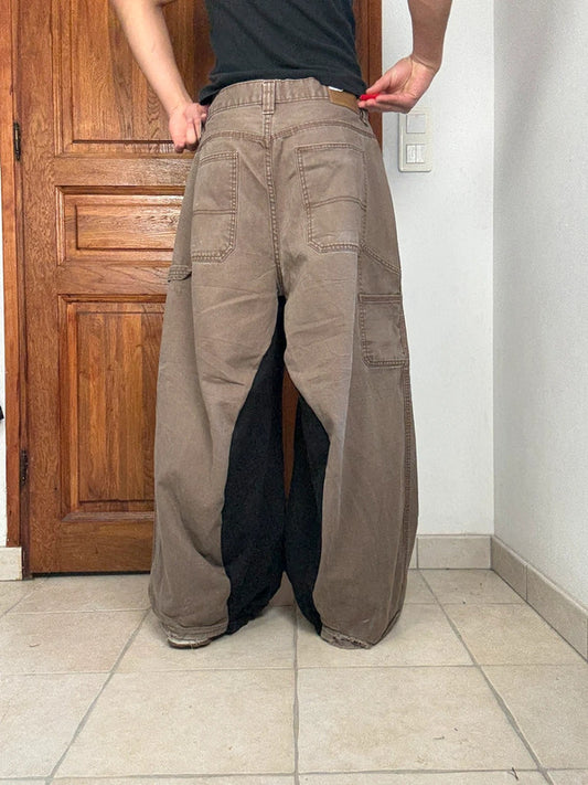 Pantalon baggy jean large Japanese balloon streetwear JNCO y2k vintage hip-hop taille 34US n•216