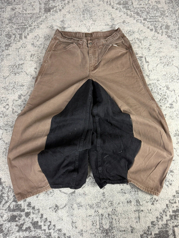 Pantalon baggy jean large Japanese balloon streetwear JNCO y2k vintage hip-hop taille 34US n•216