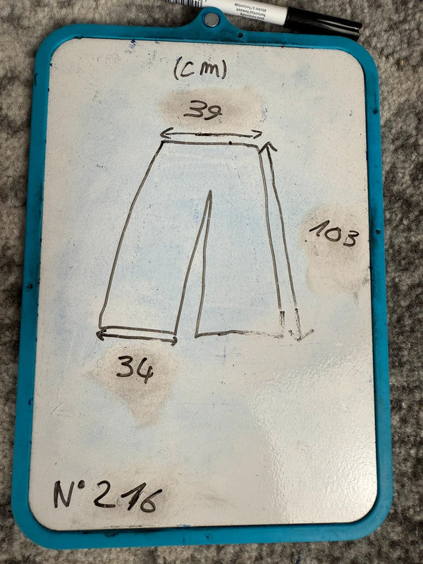 Pantalon baggy jean large Japanese balloon streetwear JNCO y2k vintage hip-hop taille 34US n•216