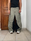 Pantalon baggy double knee large balloon streetwear JNCO y2k vintage hip-hop taille 32US n•217