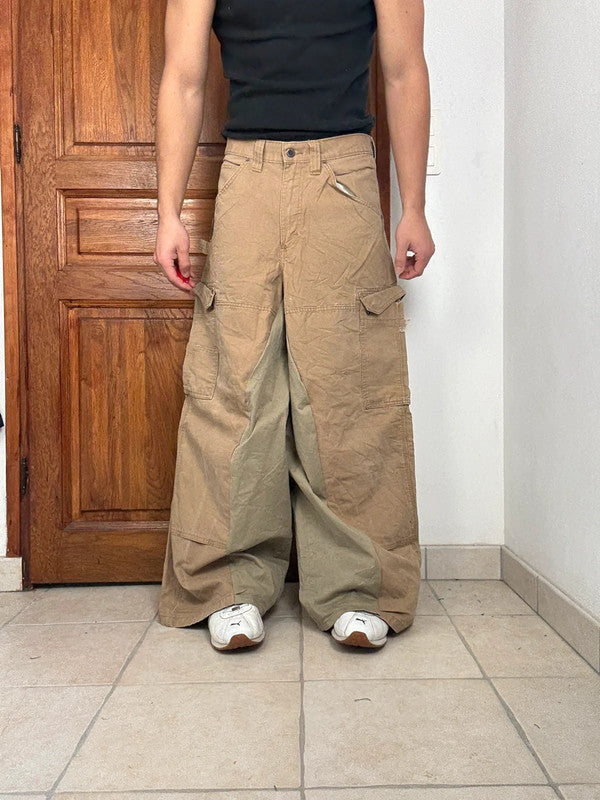 Pantalon baggy jean large Japanese balloon streetwear JNCO y2k vintage hip-hop taille L n•219