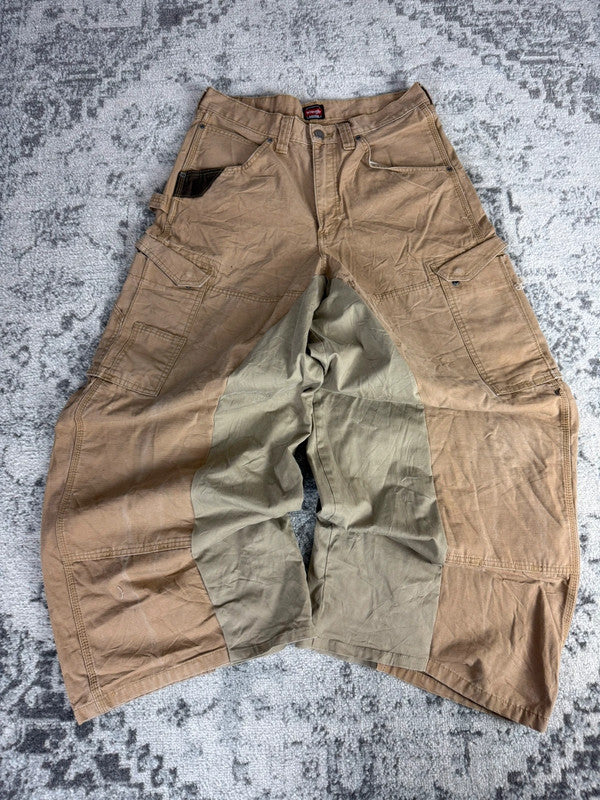 Pantalon baggy jean large Japanese balloon streetwear JNCO y2k vintage hip-hop taille L n•219