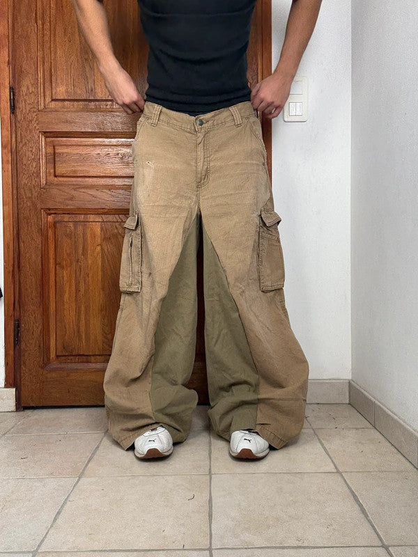Pantalon baggy jean large Japanese balloon streetwear JNCO y2k vintage hip-hop taille 36US n•220