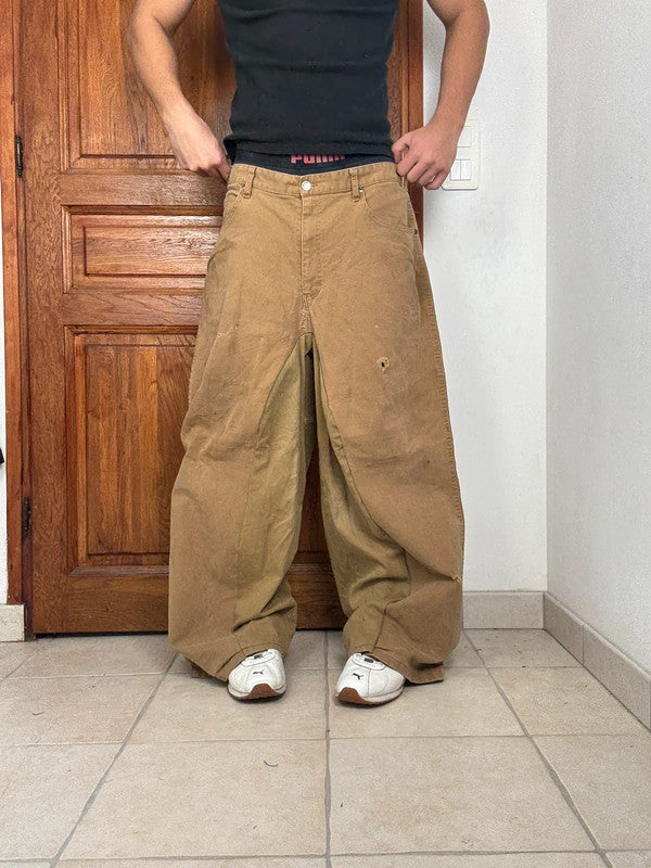 Pantalon baggy jean large Japanese balloon streetwear JNCO y2k vintage hip-hop taille L n•221